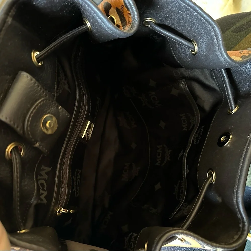 ❌SOLD❌🔥MCM VISETOS LEOPARD LARGE TOTE BAG LIMITED EDITION🔥MINT CONDITION - Picture 10 of 15